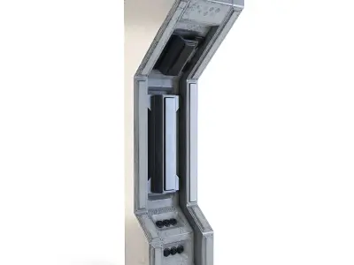 Space Station Wall 1 3D model