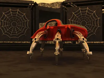 Mars Rover Mechanical Spider 3D model