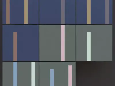 Peronda Dash Blue And Green 3D model