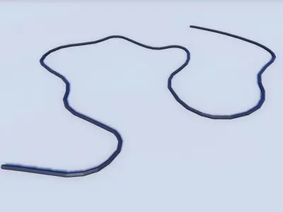 Cartoon Prop Essentials - Wires Low-poly 3D model