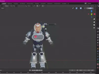 CYBORG robot 3D model
