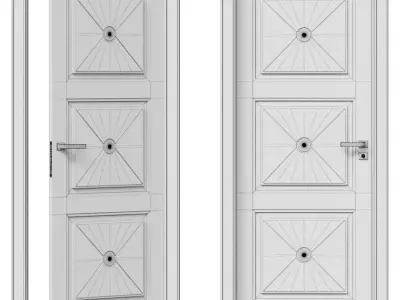 TOSCANA LITERA Interior door 6369 3D model