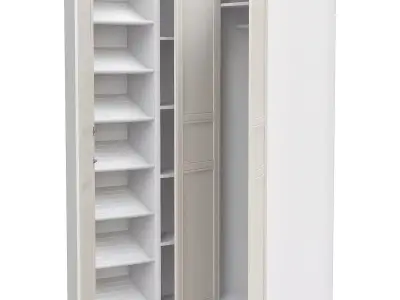 Pax Corner Wardrobe Ikea 3D model