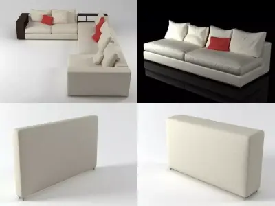 Groundpiece Sofa 3D model