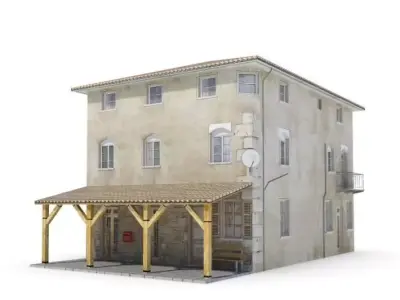 Theater Prop Western Tavern 3D model