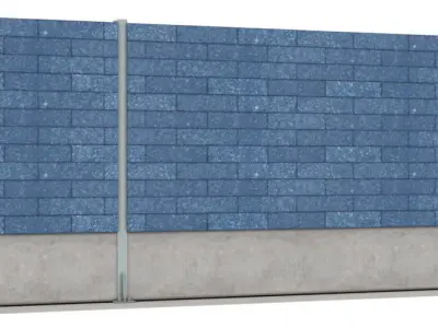 Noise shields 3D model