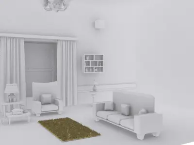 Interior 3D model