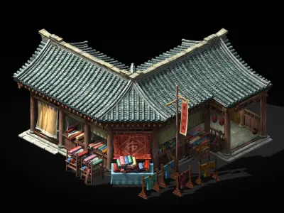Song dynasty-Dongshi-Bozhuang 3D model