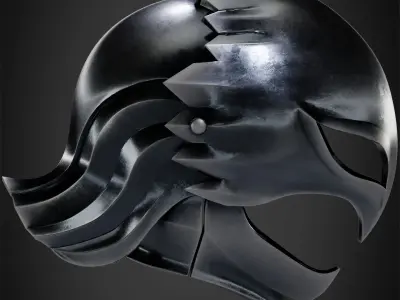 Berserk Griffith Helmet for Cosplay 3D print model