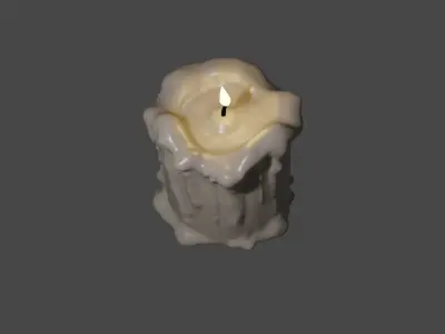 Candle 3D model