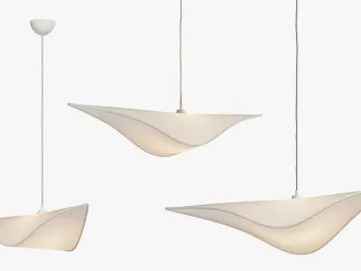 Horizontal Leaf Lamp 3D model