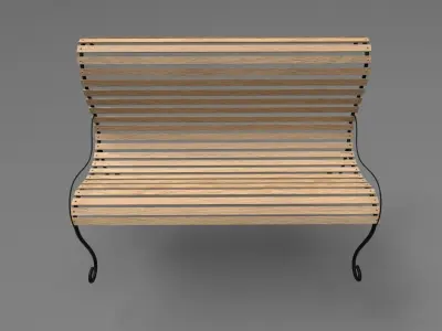 Bench 3D model