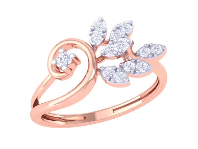 Women Ring MTL 3dm STL OBJ FBX Details 3D print model get