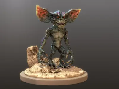 Gremlin statue 3D model