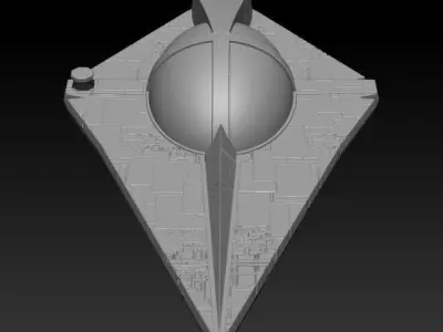 Superman Kal Els Ship 3D print model