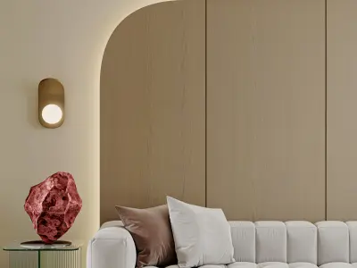    villa interior scenes 3D model get