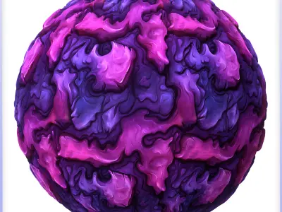  Stylized Lava Seamless Texture Texture purchase