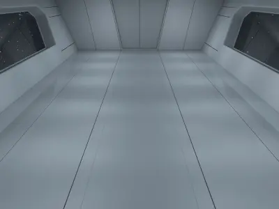 Sci Fi Room 3D model 15