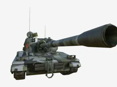 Tempered Hammer  PLZ-05 Free low-poly 3D model