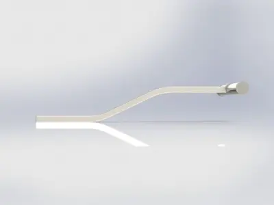 Light-diode lamp Low-poly 3D model