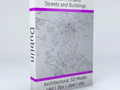 Dublin Streets and Buildings 3D model