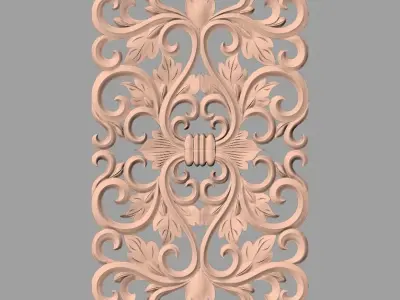 Artcam Aspire 3D relief models STL Files used for CNC E567 3D model