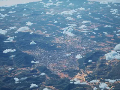 Zhangjiakou China City Landscape 3D Model 3D model