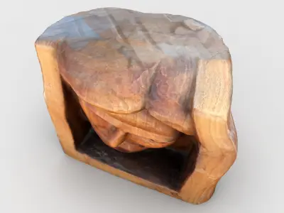 Jesus head sculpture 3D model