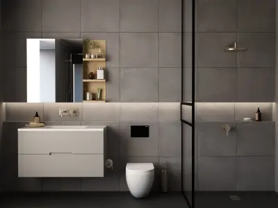 Bathroom 09 3D model
