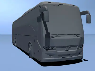 Passenger Bus 3D model