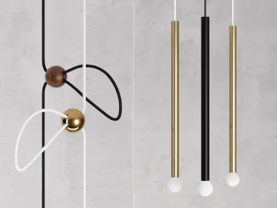 Strike Pendant Lamp Free 3D model