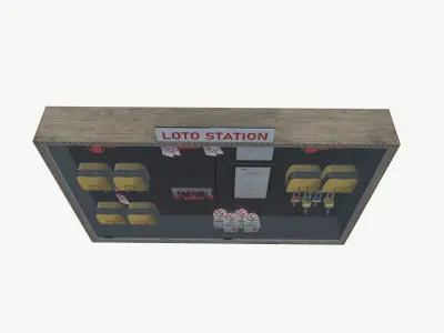 Safety Tool Box LOTO 3D model