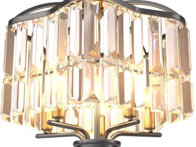 Modern Crystal Chandelier for Dining Room 3D model