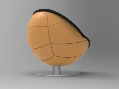 Wembley Soccer Lounge Chair 3D model