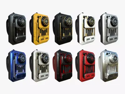 10 SciFi Backpack I Collection - Fashion Character Design