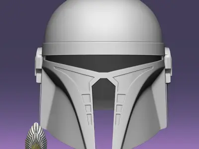 Mandalorian Praetor Helmet 3d digital download 3D print model