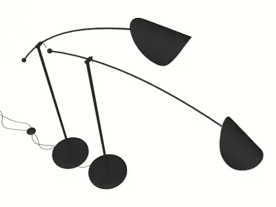 Minimalist Floor Lamp 3D model