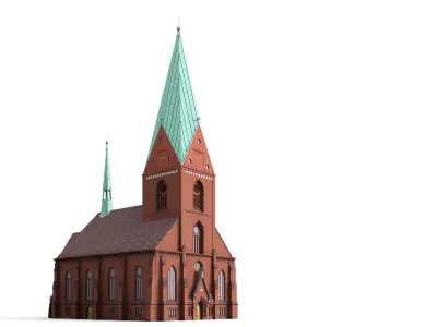 St Nikolai Church Kiel 3D model