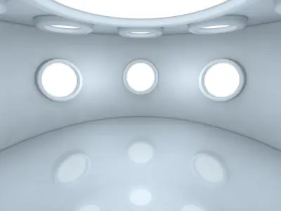 Sci Fi Room 3D model 17