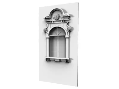 Classic 9 window 3D model