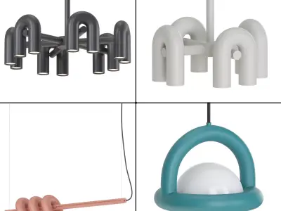 Pendant Ago collection 3D model