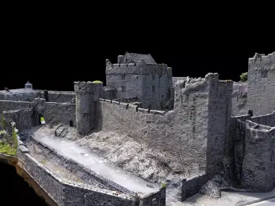 Cahir Castle 3D model
