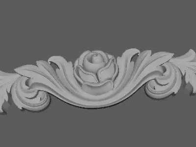 dekor ornament 3D model 87