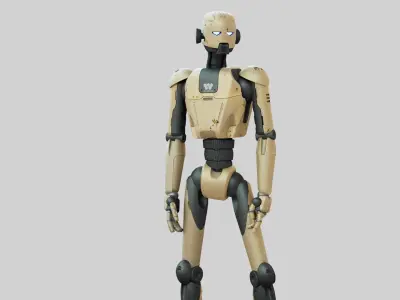 ANDROID JUNO RIGGED 3D model