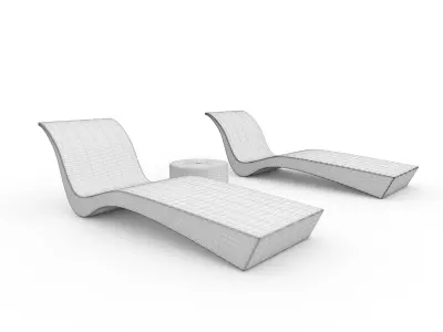 Sun Lounger 26 3D model