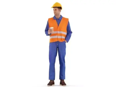 Eric posed 4 3D model