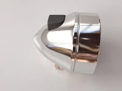 Vintage Bicycle Light 3D model