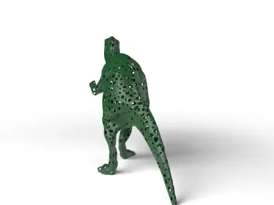 TRexDinosaur Voronoi Low-poly 3D model