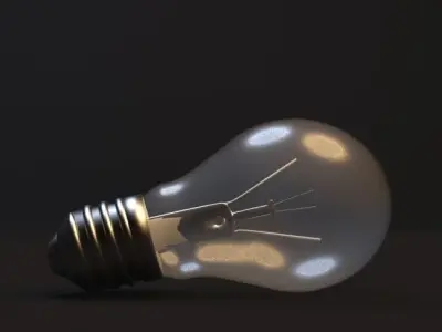 light bulb 3D model 20
