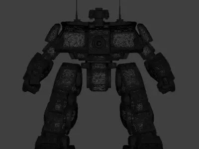 M1-Abrams-Tank-Bot 3D model